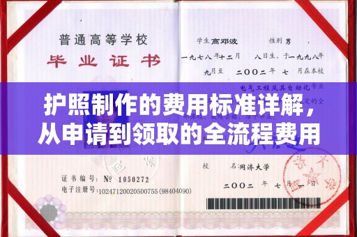 六横护照制作的费用标准详解，从申请到领取的全流程费用指南