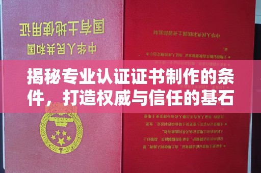 六横揭秘专业认证证书制作的条件，打造权威与信任的基石