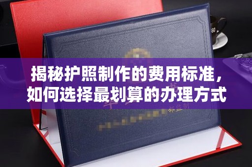 六横揭秘护照制作的费用标准，如何选择最划算的办理方式？
